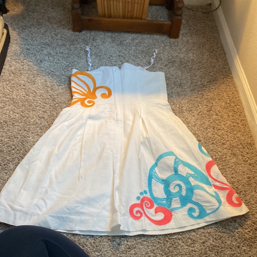 Lilly embroidered strapless sundress - Picture 3 of 4